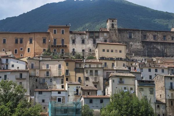 Pettorano sul Gizio (Abruzzi, Itália), vila histórica — Fotografia de Stock