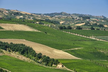 Teramo (Abruzzi) yaz manzara