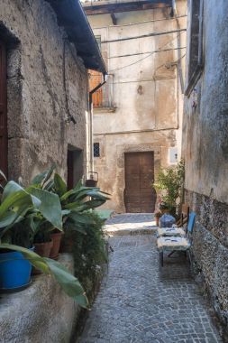 Pettorano Konsolosu Gizio (Abruzzi, İtalya), tarihi köy