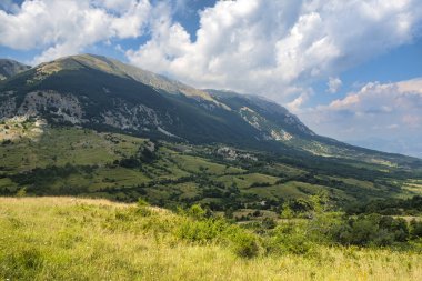 Dağ manzarası Maiella (Abruzzi)