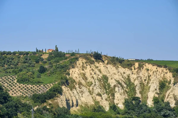 Krajina u Teramo (Abruzzi) na léto — Stock fotografie