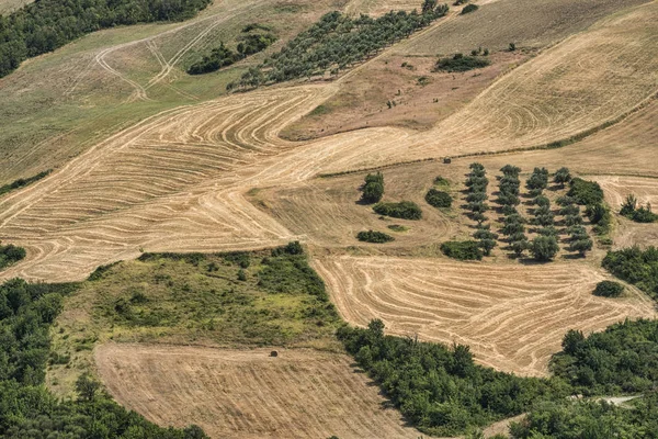 Summer landscape in Abruzzi near Brittoli — Stock Photo, Image