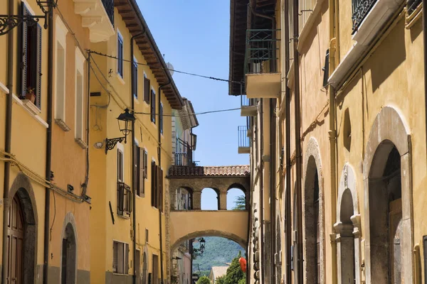 Borgo Velino (Rieti, Lazio, Italy), old street — Stockfoto