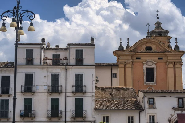 Sulmona (Abruzzi, Italy), historic buildings — Stock Photo, Image