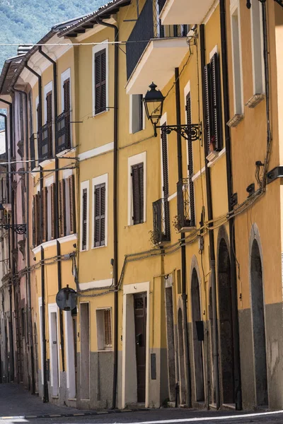 Borgo Velino (Rieti, Lazio, Italia), calle vieja —  Fotos de Stock