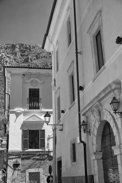 Antrodoco (Rieti, Lazio, Italy), old street — Stock Photo, Image