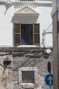 Antrodoco (Rieti, Lazio, İtalya), eski sokak