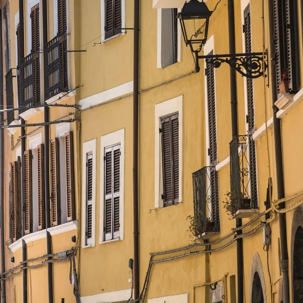 Borgo Velino (Rieti, Lazio, Italy), old street — ストック写真