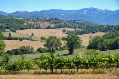 Ülkenin peyzaj Terni (Umbria arasındaki Rieti (Lazio))