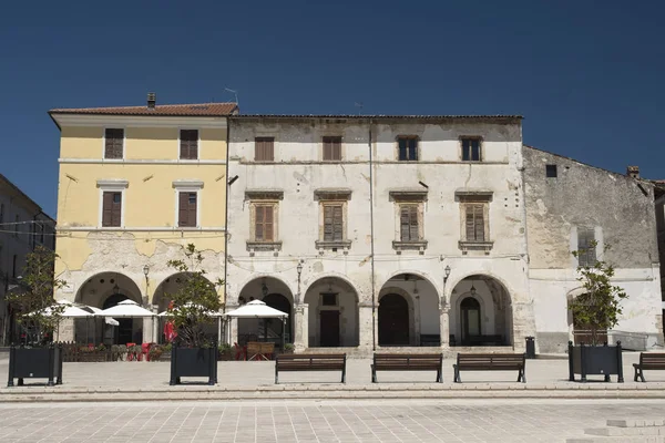Cittaducale (Rieti, Italia): la plaza principal — Foto de Stock