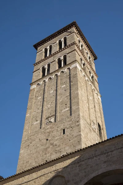 Rieti (Itália), a catedral — Fotografia de Stock