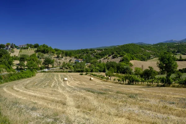 Paysage rural entre Rieti (Latium) et Terni (Ombrie) ) — Photo