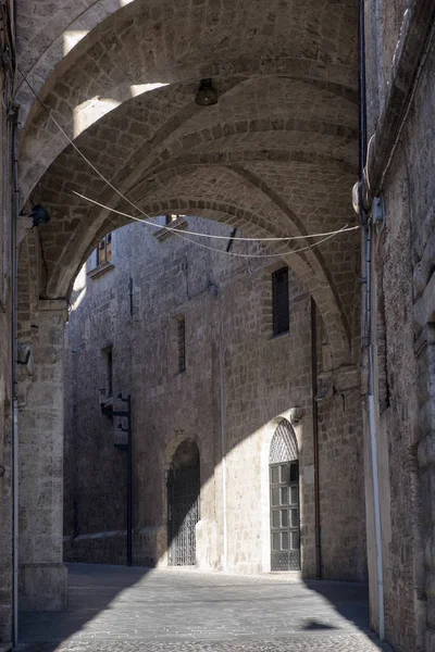 Rieti (İtalya), tarihi binalar — Stok fotoğraf