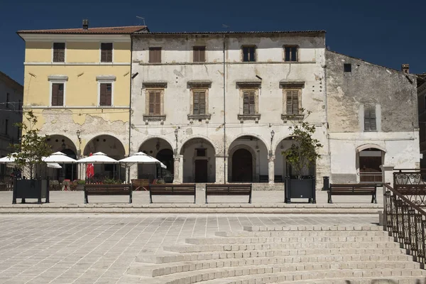 Cittaducale (Rieti, Italia): la plaza principal — Foto de Stock