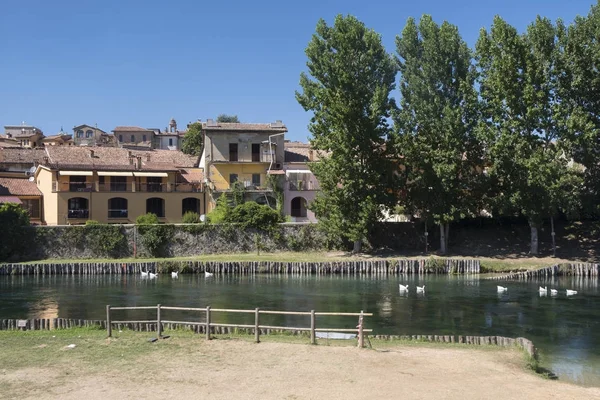 Rieti (Italy), along Velino river — Stock Photo, Image