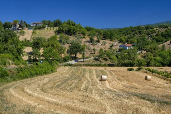 Paysage rural entre Rieti (Latium) et Terni (Ombrie) ) — Photo