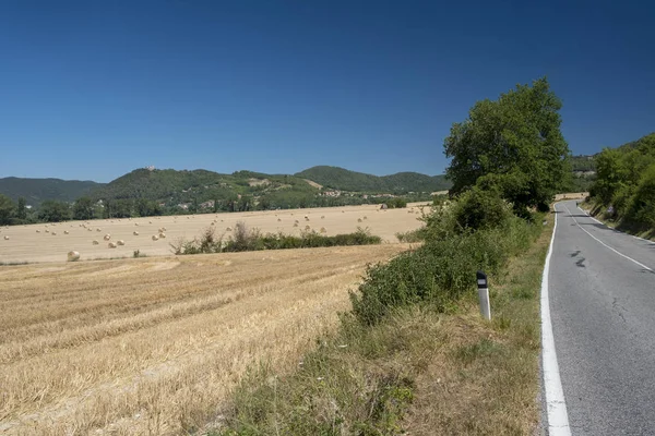 Paisaje rural entre Rieti (Lazio) y Terni (Umbría ) — Foto de Stock