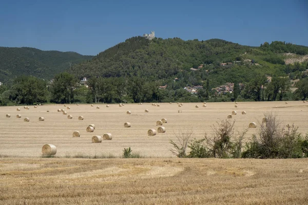 Paisaje rural entre Rieti (Lazio) y Terni (Umbría ) — Foto de Stock