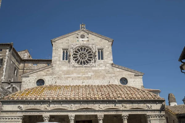 Historische gebouwen van Lugnano in Teverina (Umbria, Italië) — Stockfoto
