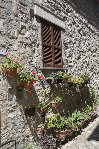 Città storica di Lugnano in Teverina (Umbria, Italia) ) — Foto Stock