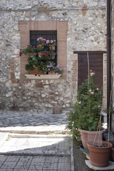 Lugnano tarihi şehir Teverina (Umbria, İtalya) — Stok fotoğraf