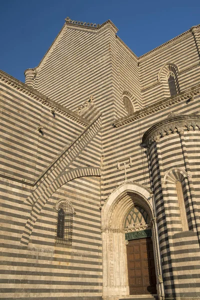 Orvieto (Umbria, İtalya), ortaçağ Katedrali veya Duom — Stok fotoğraf