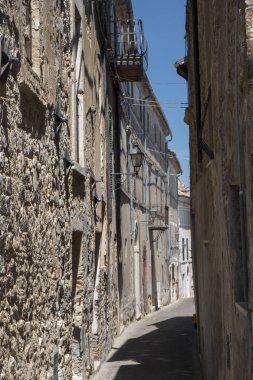 Lugnano tarihi şehir Teverina (Umbria, İtalya)