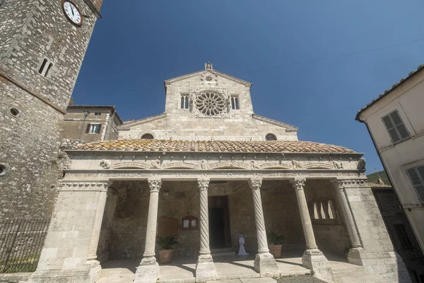 Historische kirche von lugnano in teverina (umbrien, italien) — Stockfoto