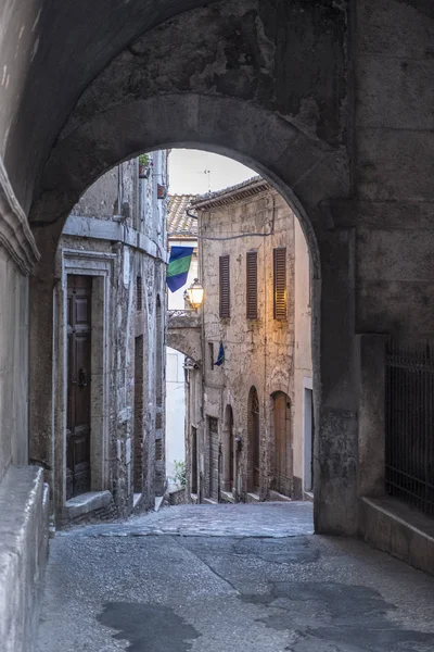 Amelia (Umbria, Olaszország): történelmi város — Stock Fotó