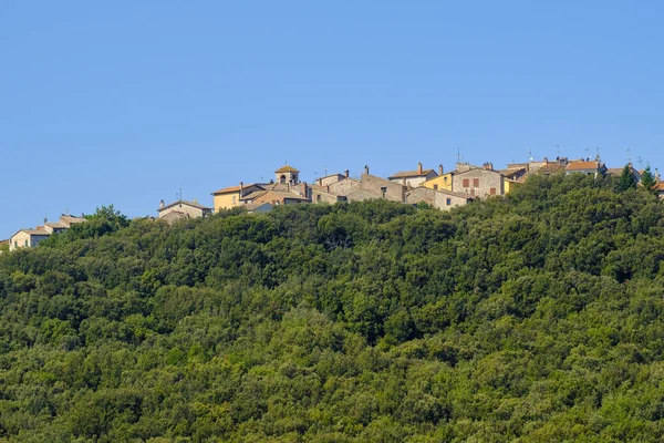 Porchiano, antiguo pueblo de Umbría (Italia) ) — Foto de Stock