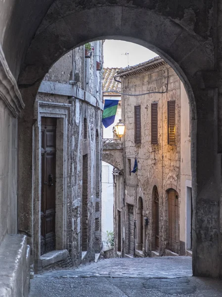 Amelia (Umbria, Italia): centro storico — Foto Stock