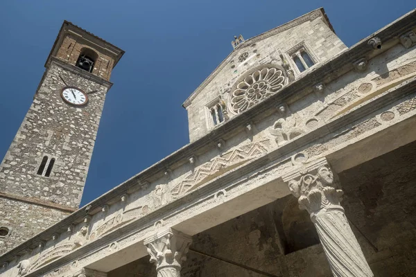 Historic church of Lugnano in Teverina (Umbria, Italy) — Stock Photo, Image