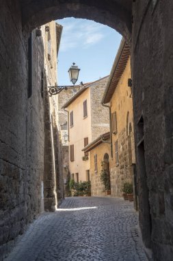 Orvieto, Umbria, İtalya: tarihi street