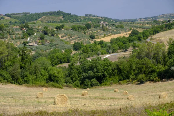 Paisagem do país de Orvieto a Todi, Umbria, Itália — Fotografia de Stock