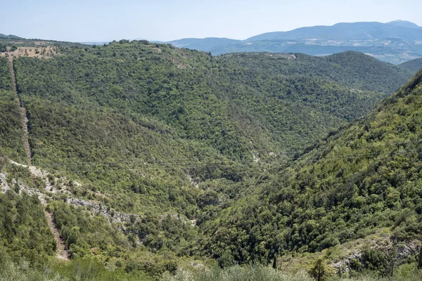 Venkovská krajina z Orvieta, Todi, Itálie — Stock fotografie