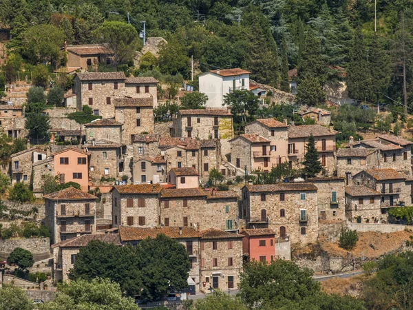 Stara wieś Pontecuti, w pobliżu Todi, Umbria — Zdjęcie stockowe