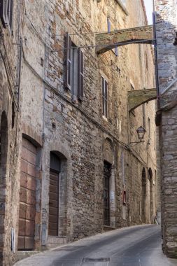Todi, Umbria eski sokak