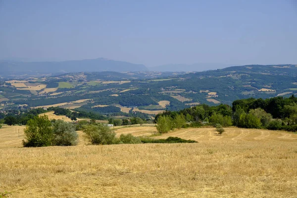 Paesaggio rurale da Orvieto a Todi, Umbria, Italia — Foto Stock
