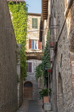 Todi, Umbria eski sokak