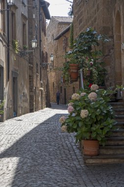 Orvieto, Umbria, İtalya: tarihi street