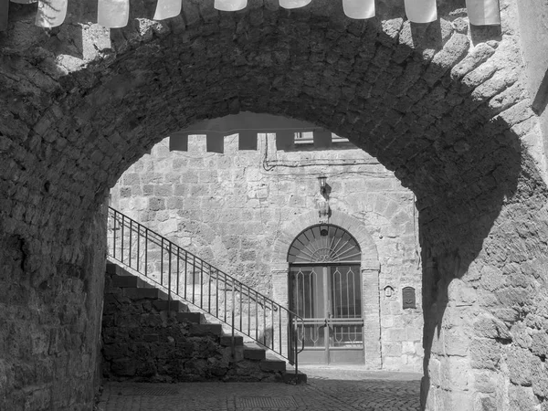 Orvieto, Itálie: historická ulice — Stock fotografie