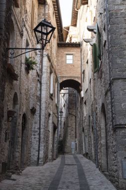 Todi, Umbria eski sokak
