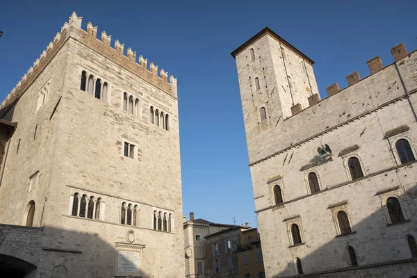 The main square of Todi, Umbria — Stock Photo, Image