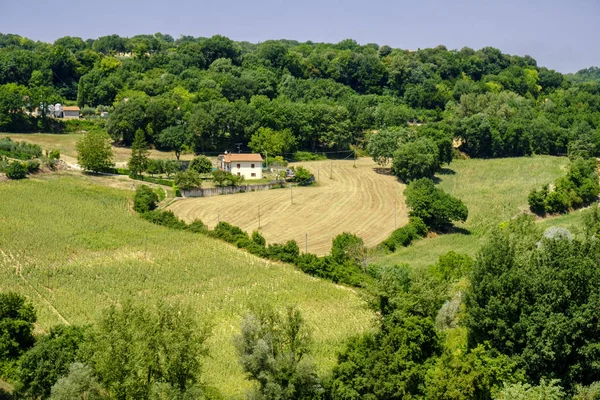 Land landschap van Massa Martana, Umbrië — Stockfoto