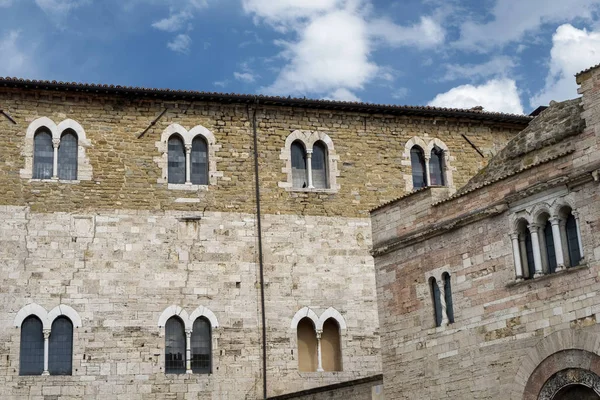 Bevagna (Perugia, Umbrien), historiska staden — Stockfoto