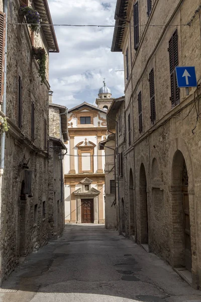 Bevagna (Perugia, Umbrien), historiska staden — Stockfoto