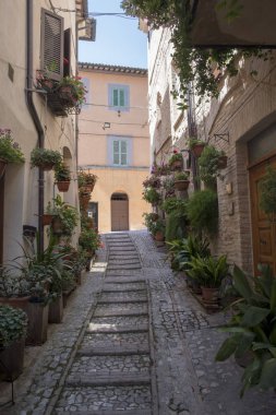 Spello, Perugia, ortaçağ şehir