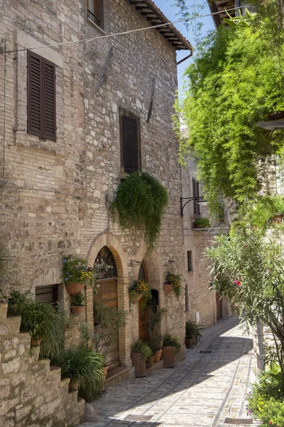 Spello, Perugia, città medievale — Foto Stock