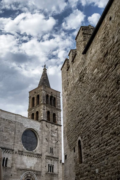 Bevagna (Perugia, Umbrie), historické město — Stock fotografie