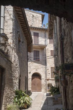 Spello, Perugia, ortaçağ şehir